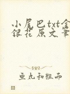 小尾巴txt金银花原文笔趣阁在线阅读封面