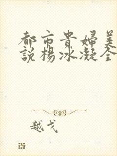 都市贵妇美腿小说杨冰凝全文阅读