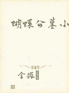 蝴蝶公墓小说封面