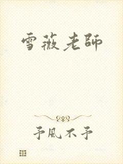 雪薇老师封面