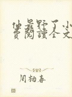 他最野了小说免费阅读全文