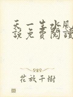 天一生水风流小说免费阅读封面