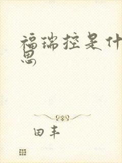 福瑞控是什么意思