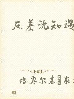 反差沈知遇晏应