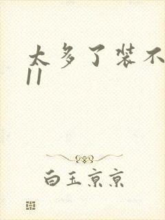 太多了装不下H11