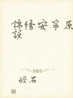 锦绣安宁原著小说