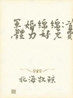 军婚绵绵:首长,体力好免费阅读