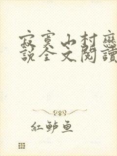 寂寞山村恋上小说全文阅读