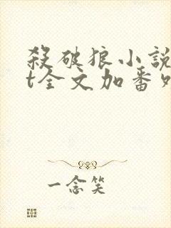 杀破狼小说txt全文加番外封面