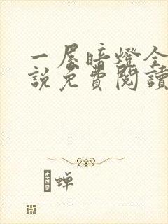 一屋暗灯全文小说免费阅读封面