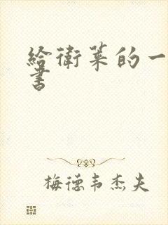 给卫莱的一封情书封面