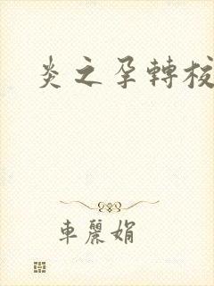 炎之孕转校生封面