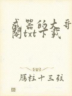 成器的大哥笔趣阁txt下载