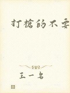 打枪的不要封面