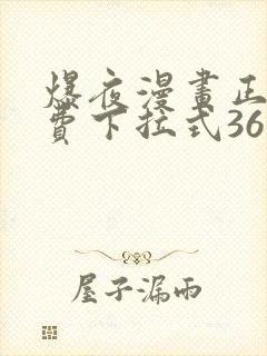 爆夜漫画正版免费下拉式36漫画网