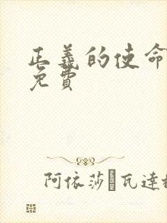 正义的使命全文免费