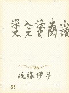 深入浅出小说全文免费阅读笔趣阁封面
