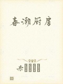 春潮厨房封面