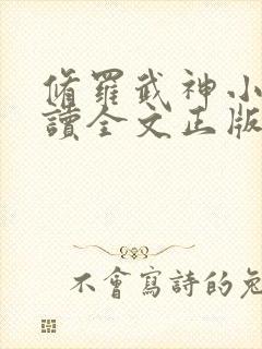 修罗武神小说阅读全文正版