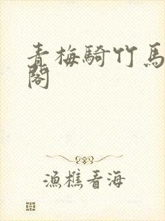 青梅骑竹马笔趣阁封面