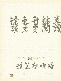 徐东升林慕婉小说免费阅读全文无弹窗