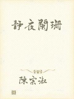 静夜阑珊