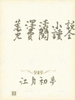 叶泽涛小说全文免费阅读全文