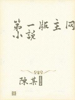 第一版主网精品小说