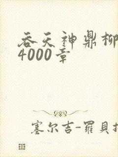 吞天神鼎柳无邪4000章