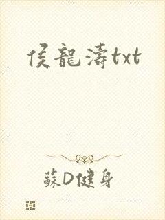 侯龙涛txt封面