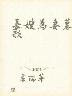 长嫂为妻暮色酒歌封面