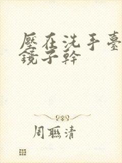 压在洗手台看着镜子干封面