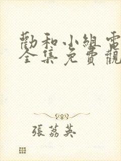 劝和小组电视剧全集免费观看封面