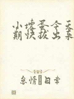 小坏蛋今天危险期快拔出来封面