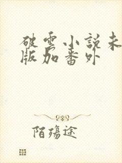 破云小说未删减版加番外