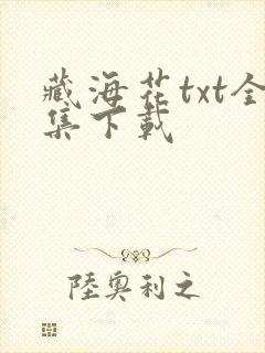 藏海花txt全集下载
