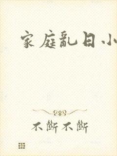 家庭乱日小说