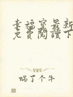 幸福宝最新章节免费阅读下载