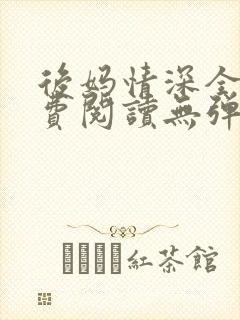 后妈情深全本免费阅读无弹窗