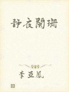 静夜阑珊