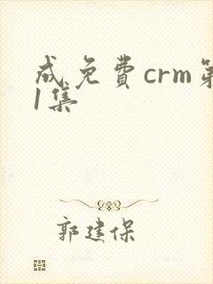 成免费crm第1集