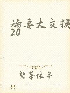 娇妻大交换1一20