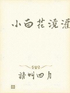 小白花浇灌日常