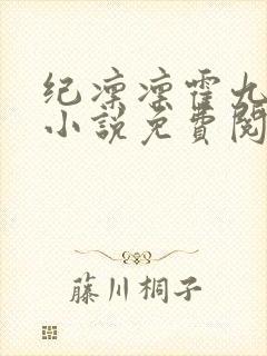 纪凛凛霍九霖的小说免费阅读在线