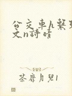 公交车h系列辣文n诗晴