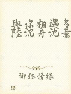 与你相遇多欢喜陆沉舟沈意欢结局