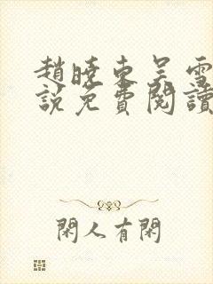 赵晓东吴雪晴小说免费阅读封面