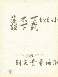 落不下txt小说下载