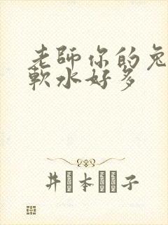 老师你的兔子好软水好多