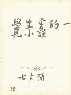 学生会的一己之见小说封面